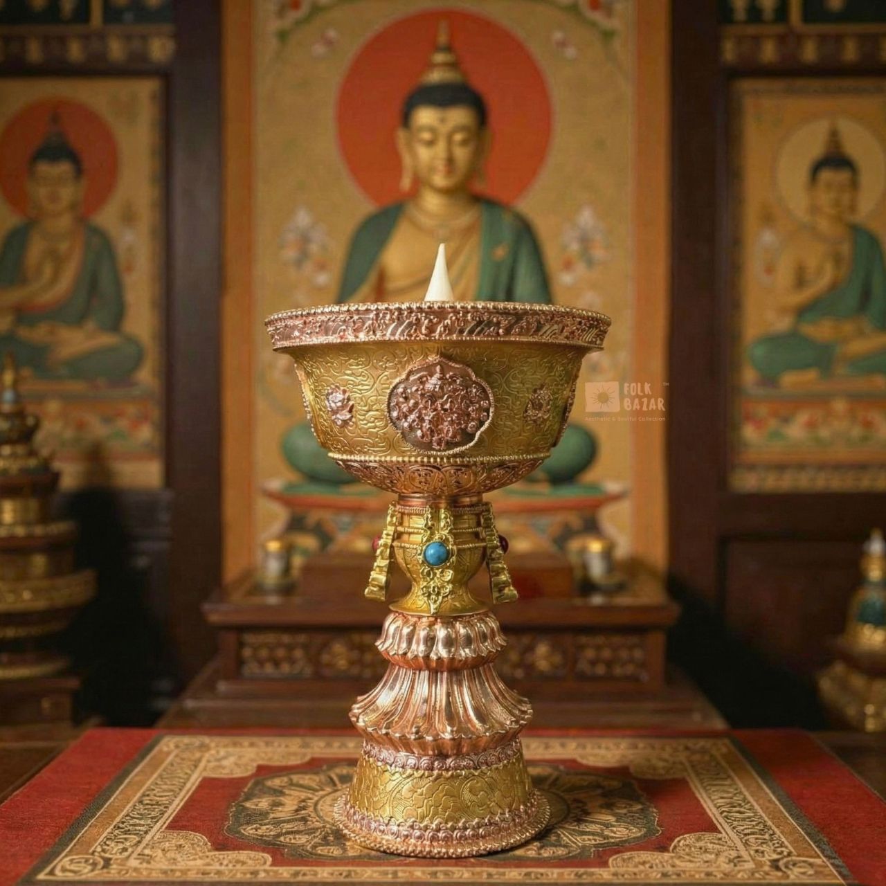 Electric Rechargeable Butter Lamp