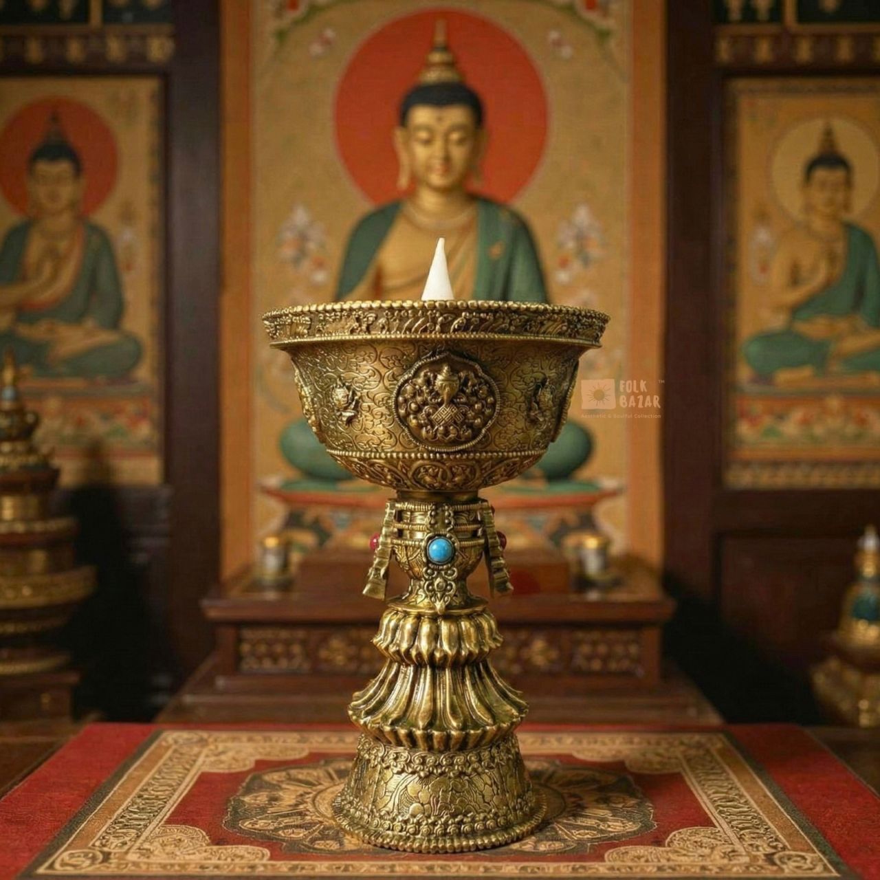 Electric Rechargeable Butter Lamp