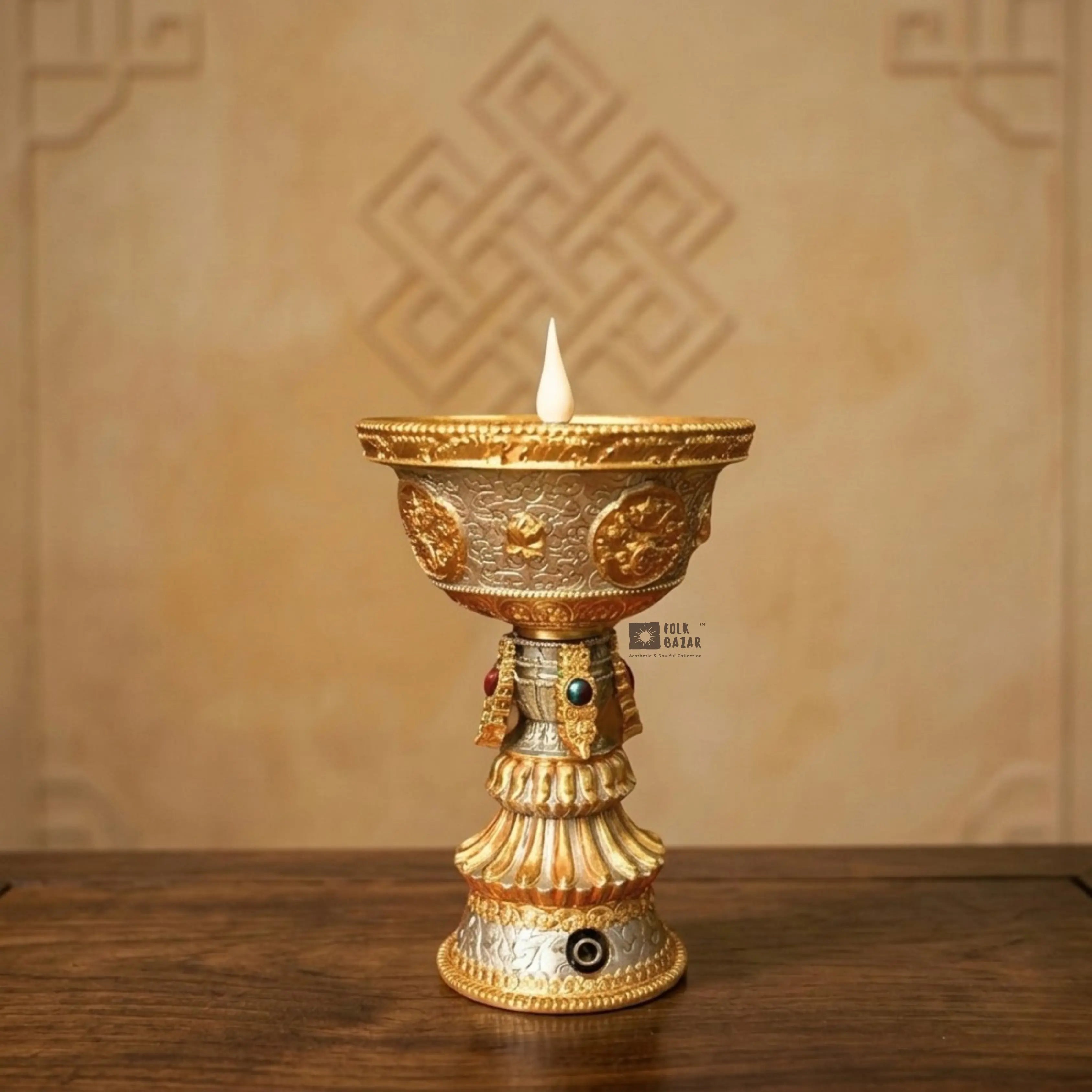 Electric Rechargeable Butter Lamp