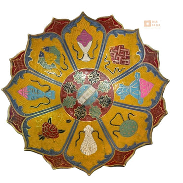 Eight Lucky Sign Fruit Bowl