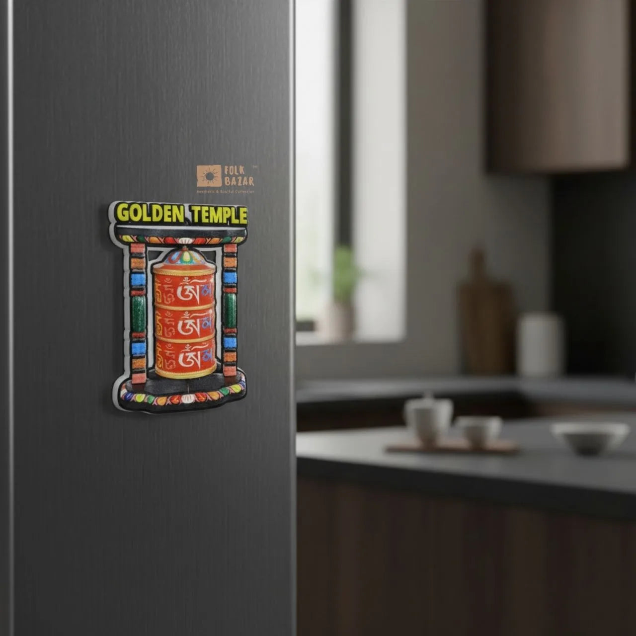 Golden Temple Fridge Magnet