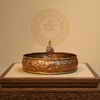 Hand Carved Copper Mandel (Mandala)