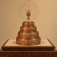 Hand Carved Copper Mandel (Mandala)