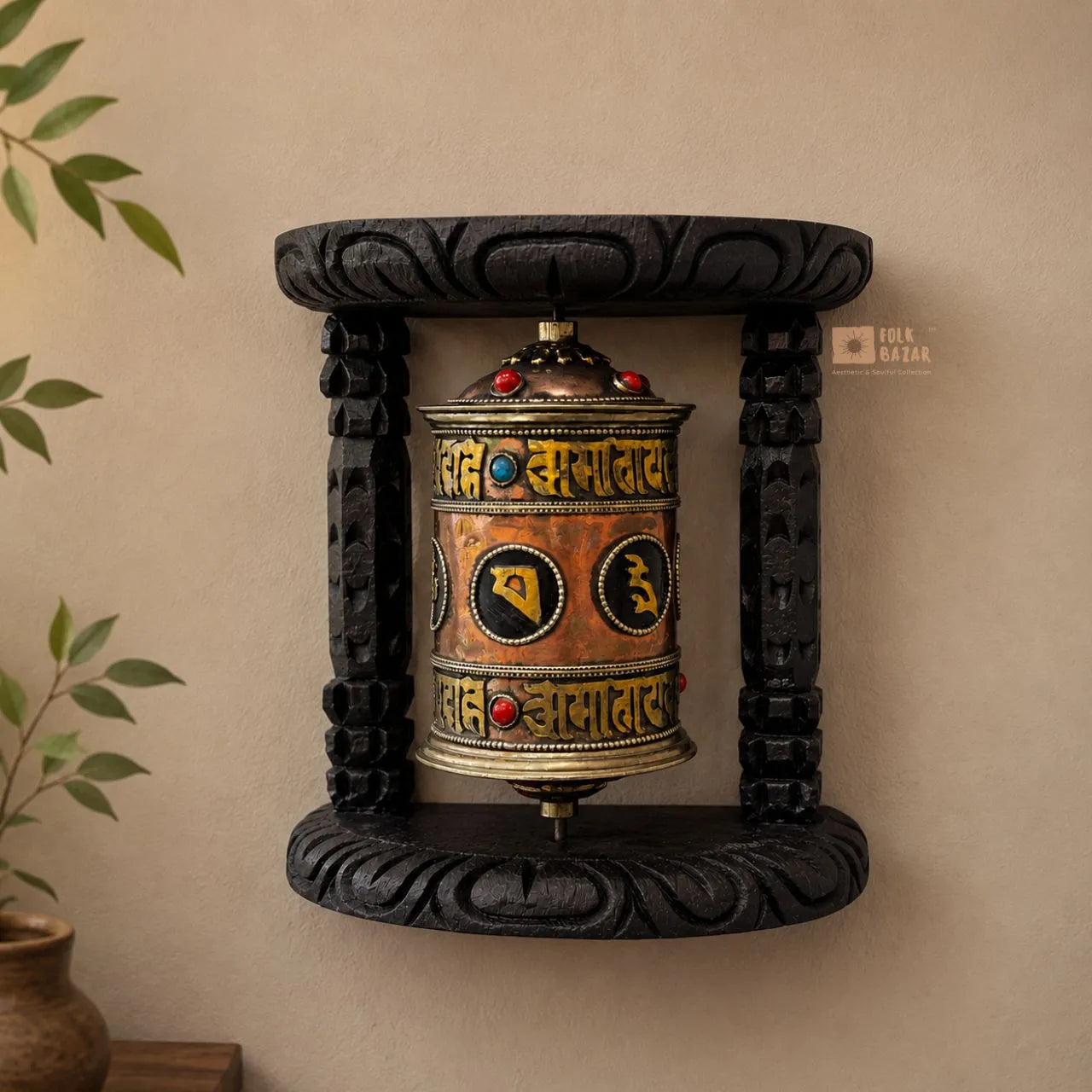 Handcrafted Tibetan Prayer Wheel