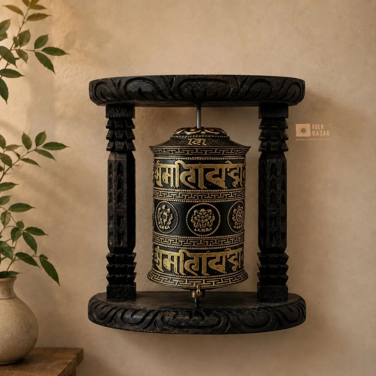 Handcrafted Tibetan Prayer Wheel