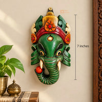 Handcrafted Wooden Ganesha Wall Hanging