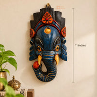Handcrafted Wooden Ganesha Wall Hanging