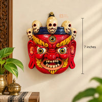 Handcrafted Wooden Mahakala Wall Hanging