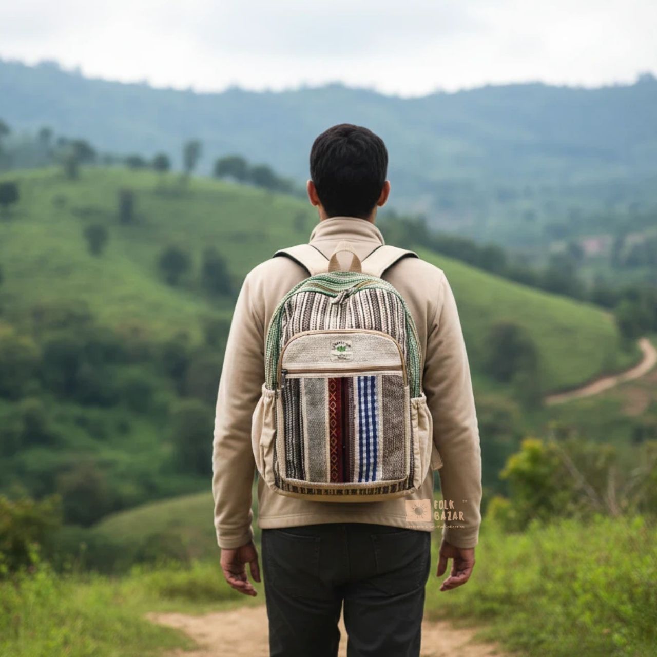 Hemp Backpack-Large