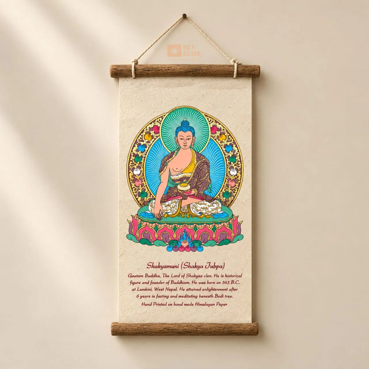 Himalayan Hand Painted Thanka