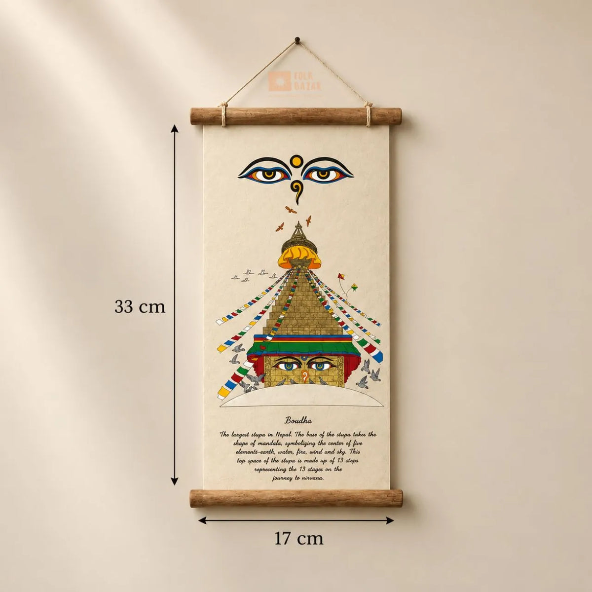 Himalayan Hand Painted Thanka