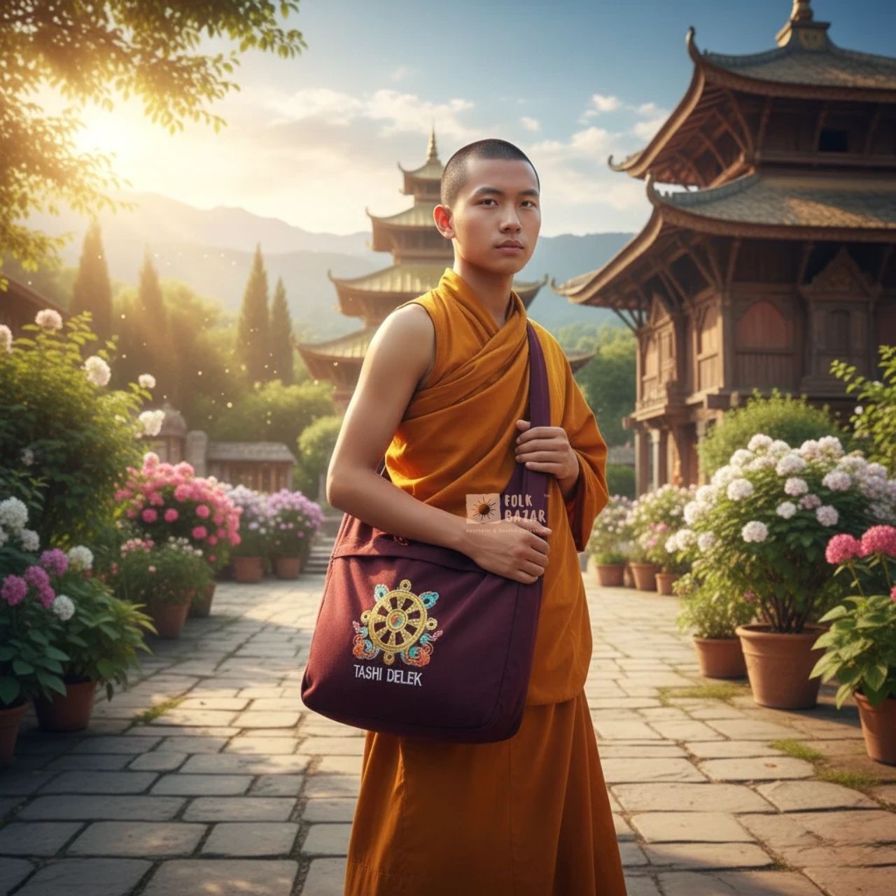 Jhola for Lama, Monk