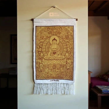 Lord Buddha (Jute Wall Hanging)