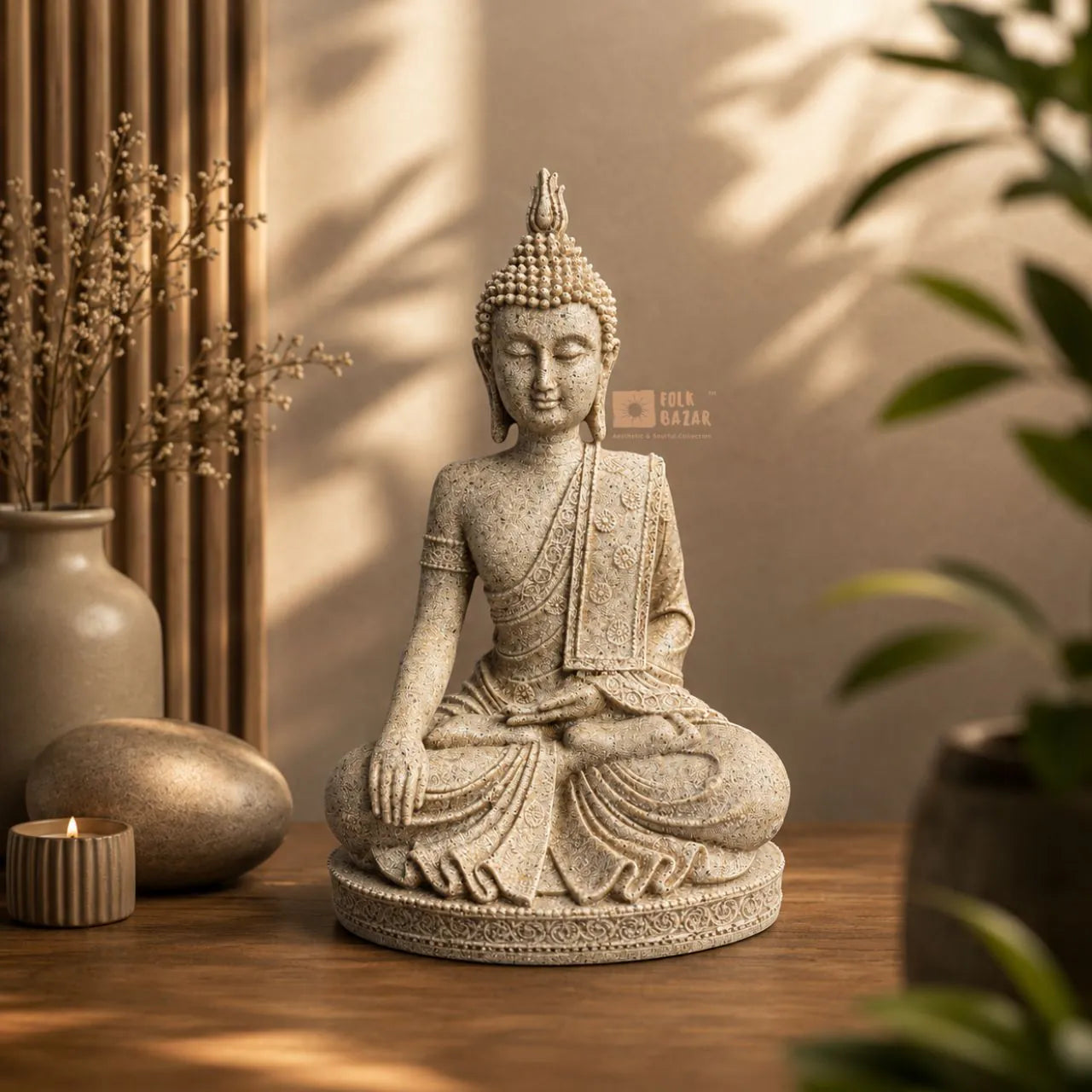 Meditating Buddha Statue