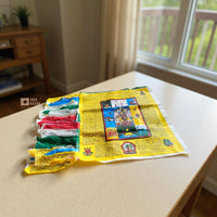 Multi Coloured Dhambla Vertical Prayer Flag (Set of 5)
