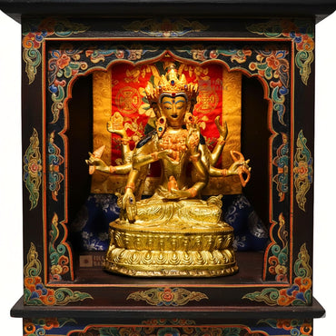 Namgyalma (Goddess with 3 faces) Statue