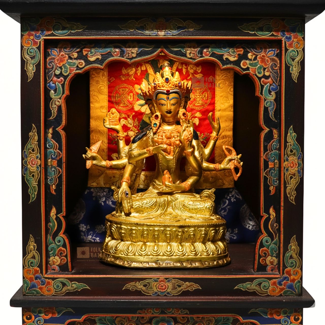 Namgyalma (Goddess with 3 faces) Statue