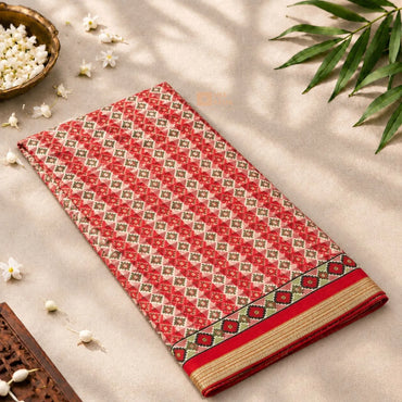 Nepali Traditional Dhaka Saree