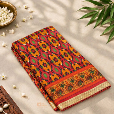 Nepali Traditional Dhaka Saree