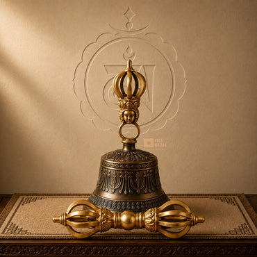 Nine Legs Alloy Special Bell and Dorjee