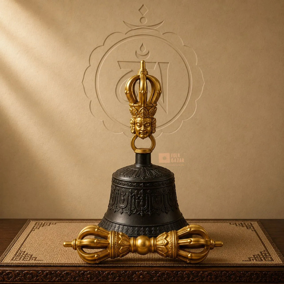 Nine Legs Black Special Bell and Dorjee