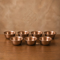 Plain Copper Ting (Offering bowl) (Set of 7)