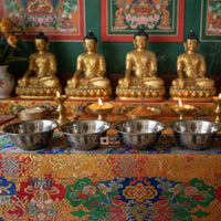 Plain Steel Ting (Offeringbowl) (Set of 7)