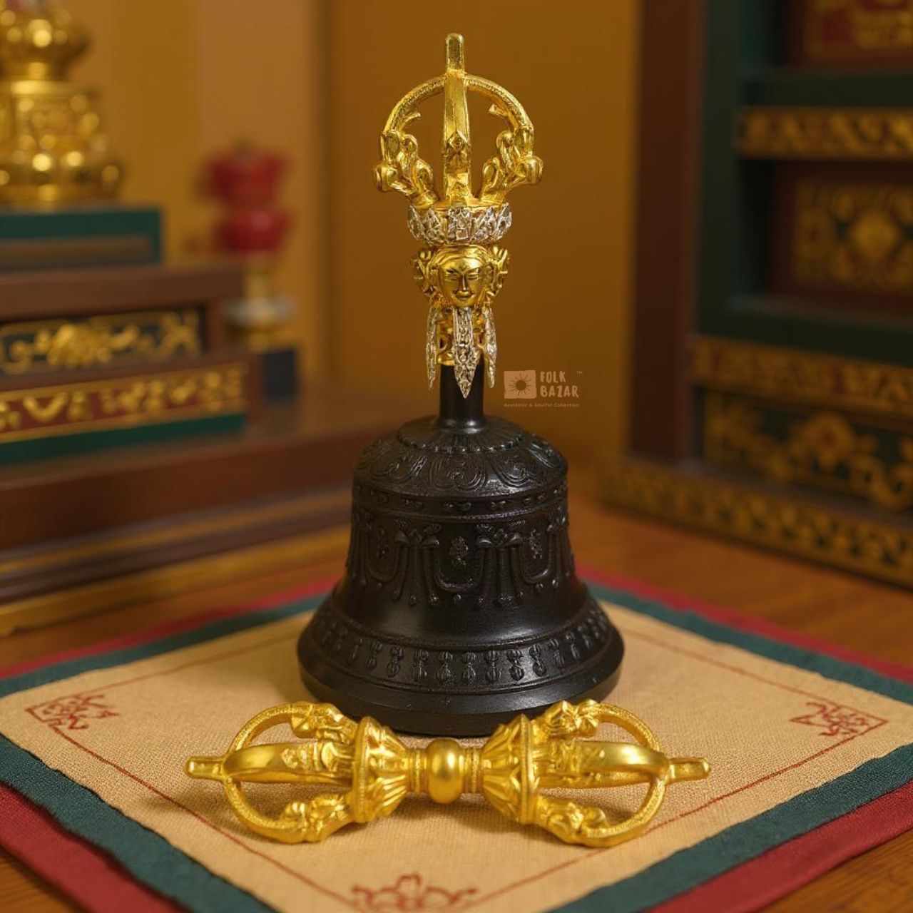 Ringna Black Special Bell and Dorjee