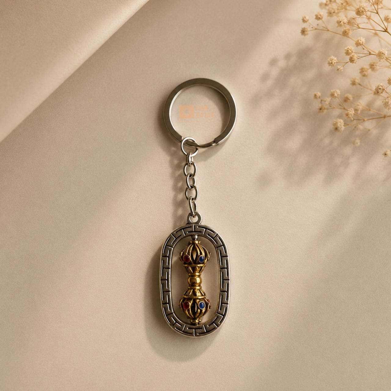 Rotating Dorjee Keychain