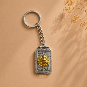 Rotating Om Mane Padme Hum Keychain