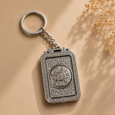 Rotating Om Mane Padme Hum Keychain