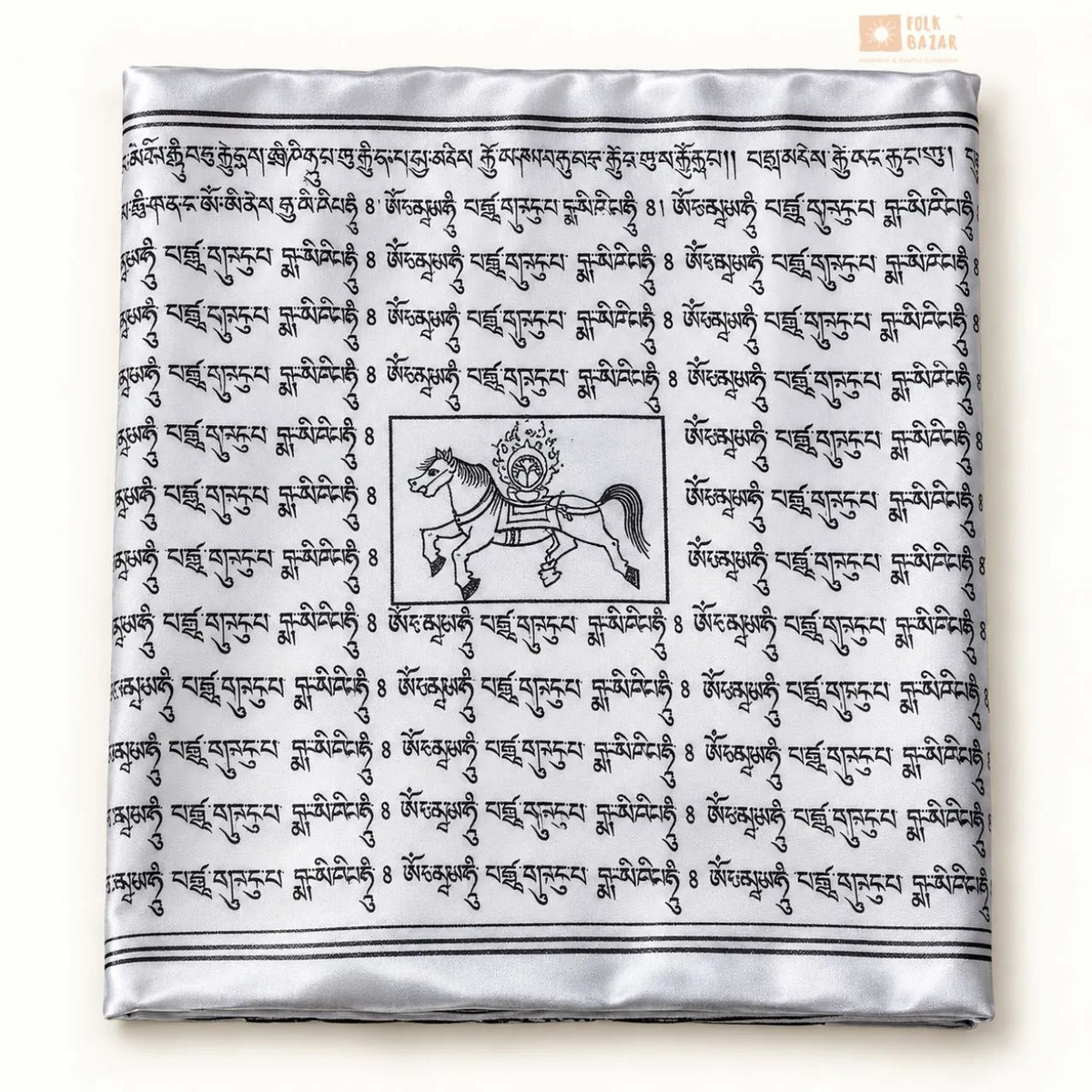 Satin - Tibetan Vertical Prayer Flags (for Bamboo)
