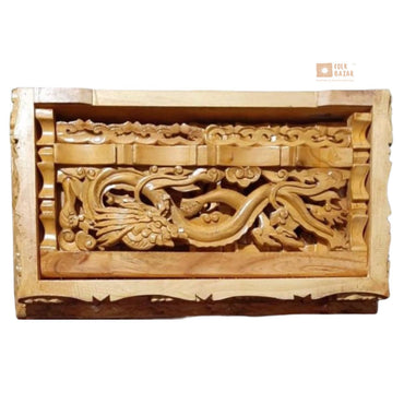 Tibetan Wooden Hand Carved Altar Table (Small Choksi)
