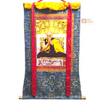 Dalai Lama - Brocade Computer Canvas Printed Premium Thangka