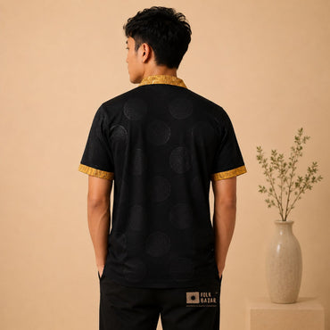 The Himalayan Emblem Polo - Black