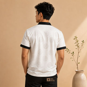 The Himalayan Emblem Polo - White