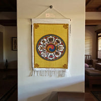 Eight Lucky Signs (Jute Wall Hanging)