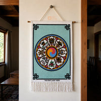 Eight Lucky Signs (Jute Wall Hanging)