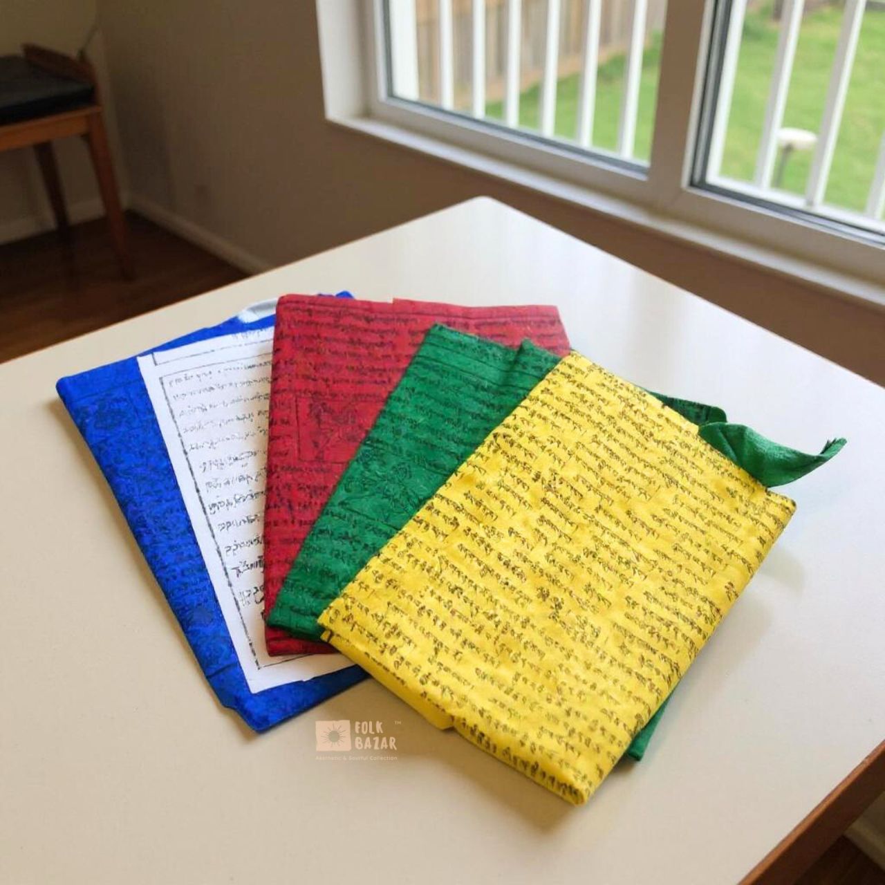 Tibetan Vertical Prayer Flags (for Bamboo)