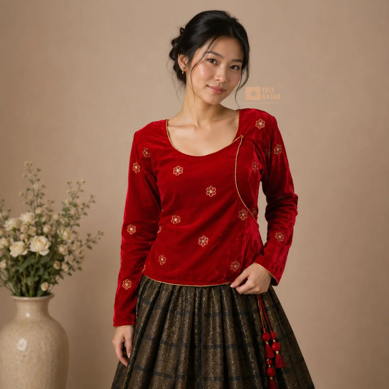 Urbandi Blouse Red