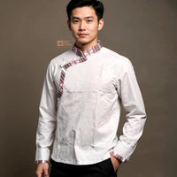 White Cotton Khenja Shirt