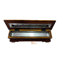 Wooden Incense Burner with Lid