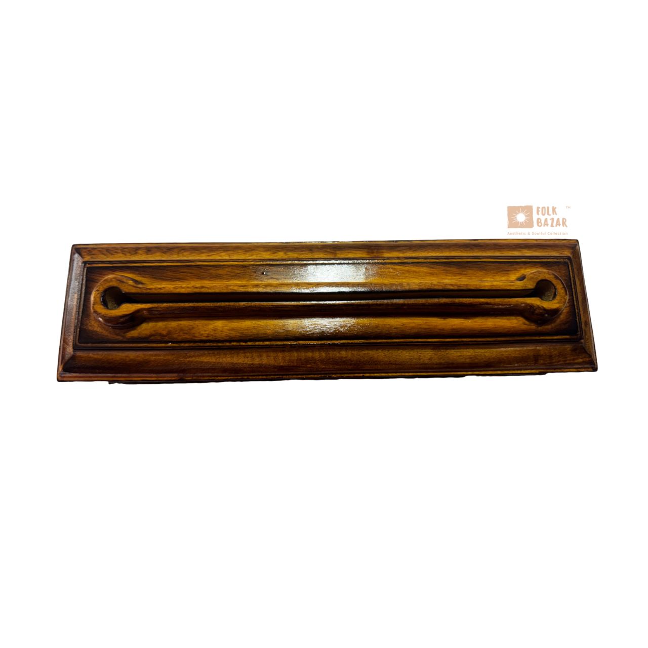 Wooden Incense Burner with Lid