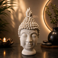 Zen Buddha Head Decor
