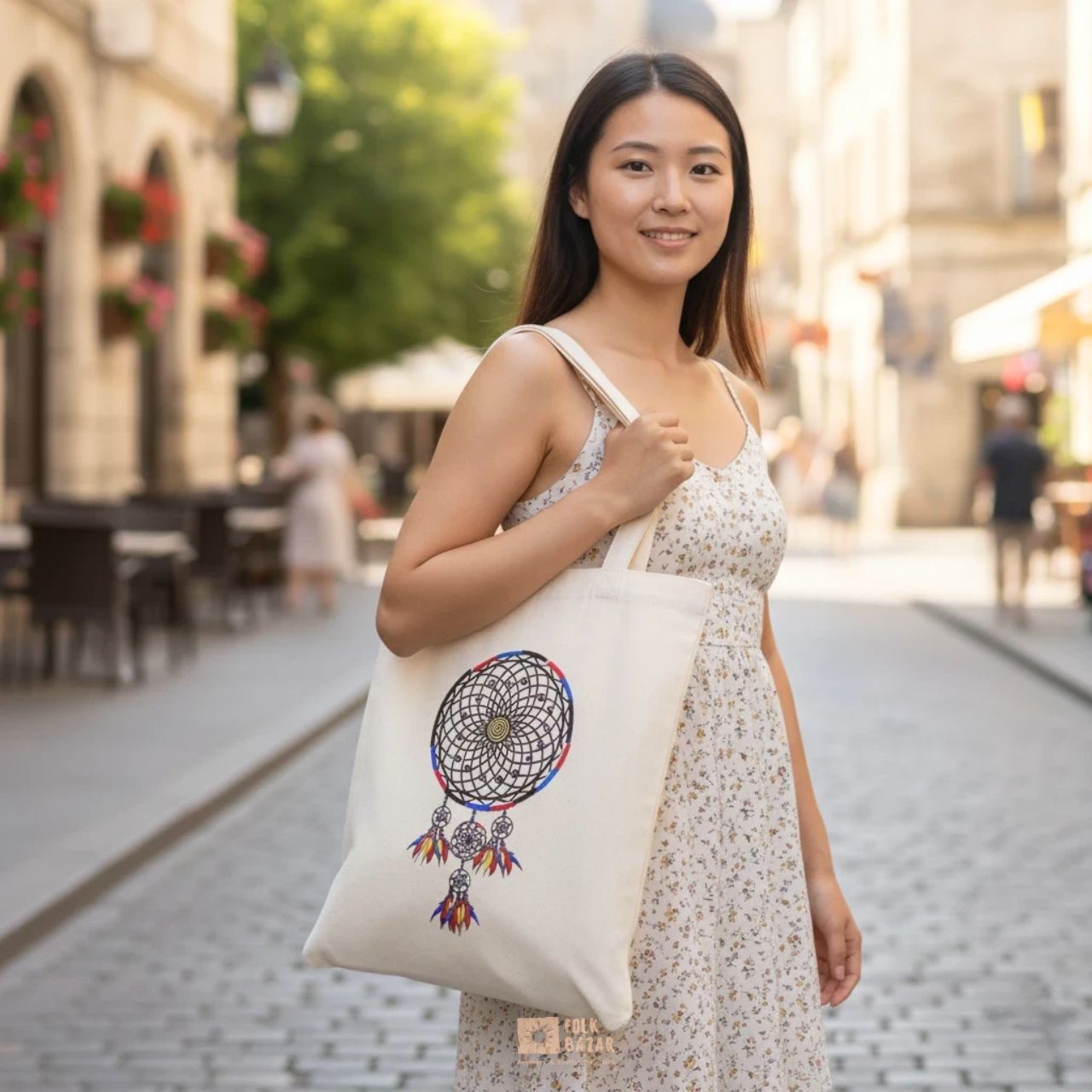 Zipper Tote bag