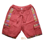 Cotton Shorts - Red (with extra pockets)