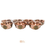 Carved Copper Ting (Offeringbowl) (Set of 7)