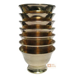 Brass Ting (Offeringbowl) with Base (Set of 7)