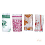 Pure Merchandised Cotton Hand Printed Handkerchiefs (Pack of 12)