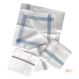 Pure Merchandised Cotton Hand Printed Handkerchiefs (Pack of 6)